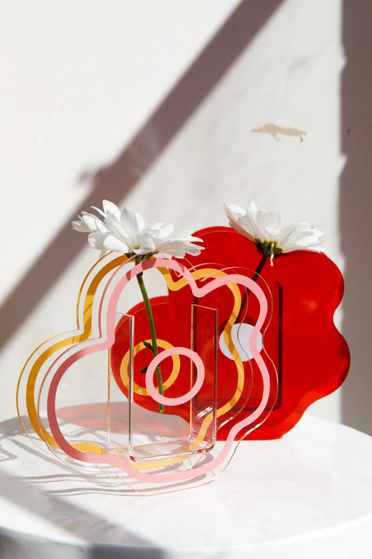 Anemone Eco-friendly Acrylic Vase Clear