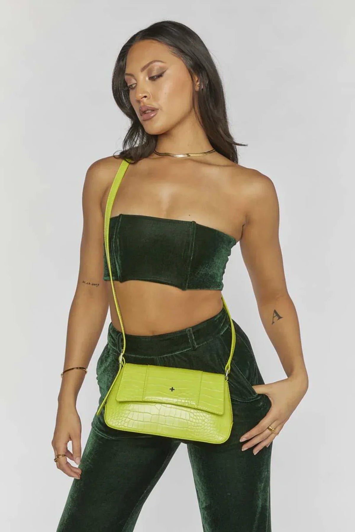 Peta And Jain Lexy Panelled XBody Bag Apple