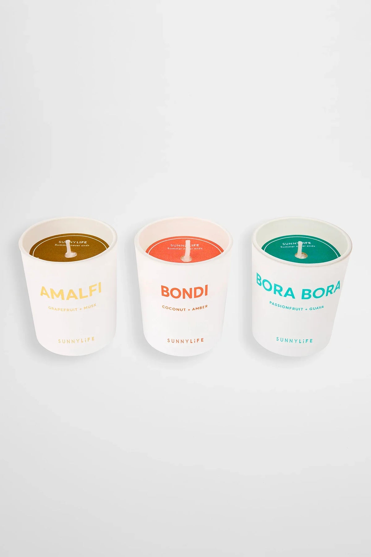 SUNNYLiFE Scented Candle Pack -Amalfi Bondi Bora Bora