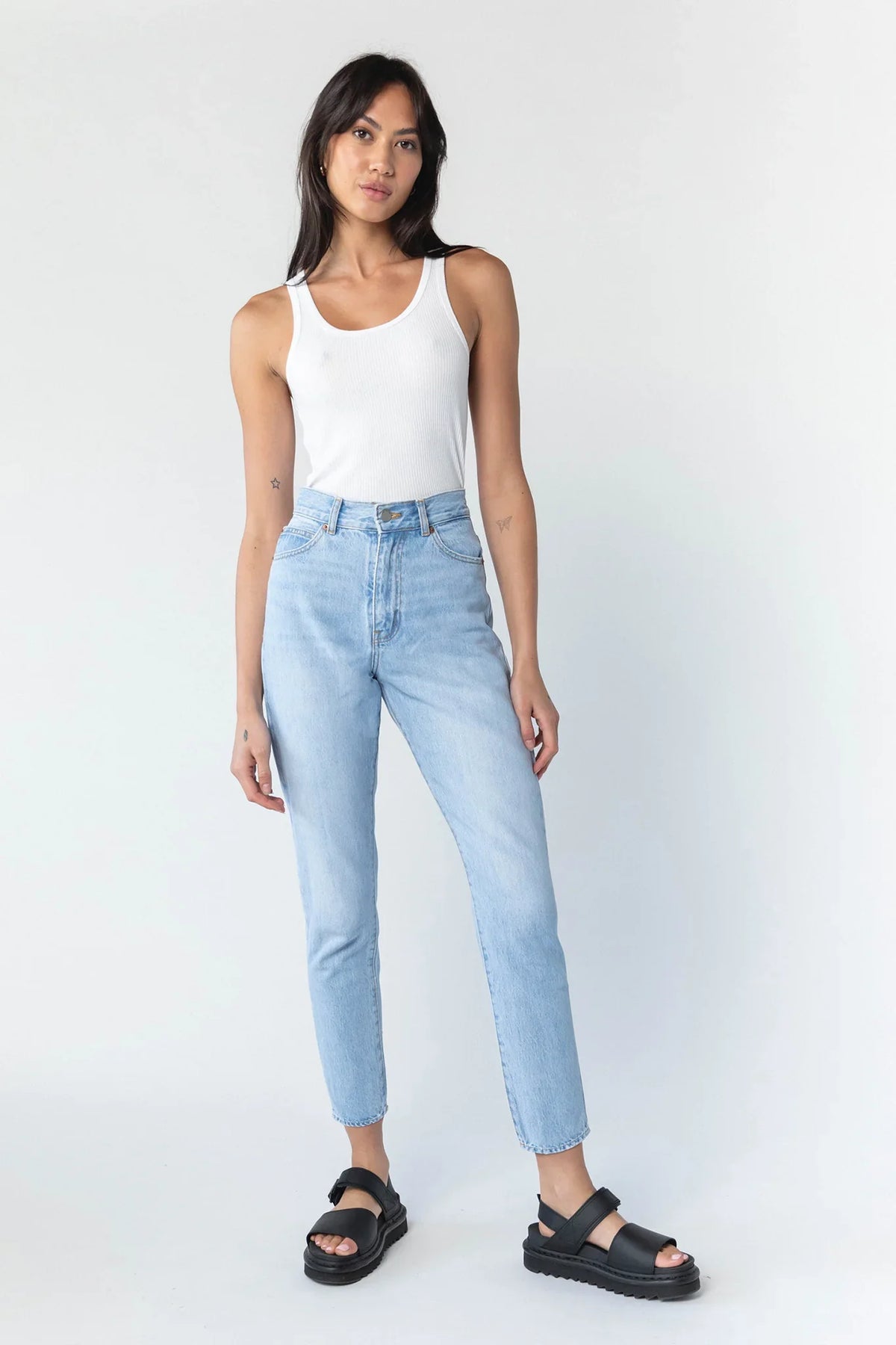 DR DENIM Nora Jeans Light Blue Jay