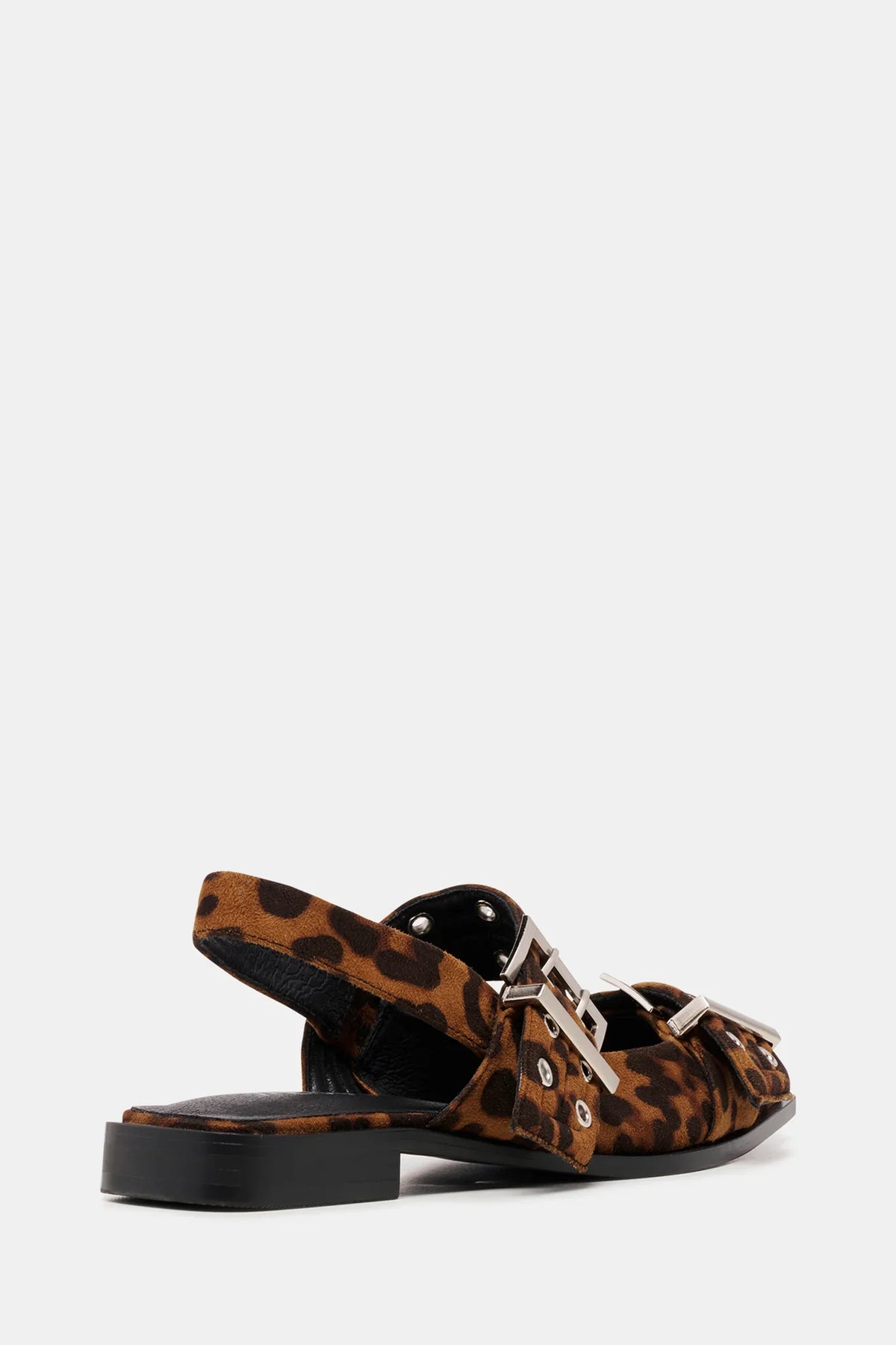 THERAPY Matilda Pointed Flat Leopard Patent