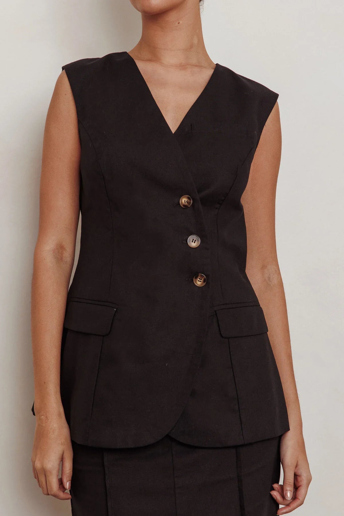 Sweet Treat Sleeveless Top Black