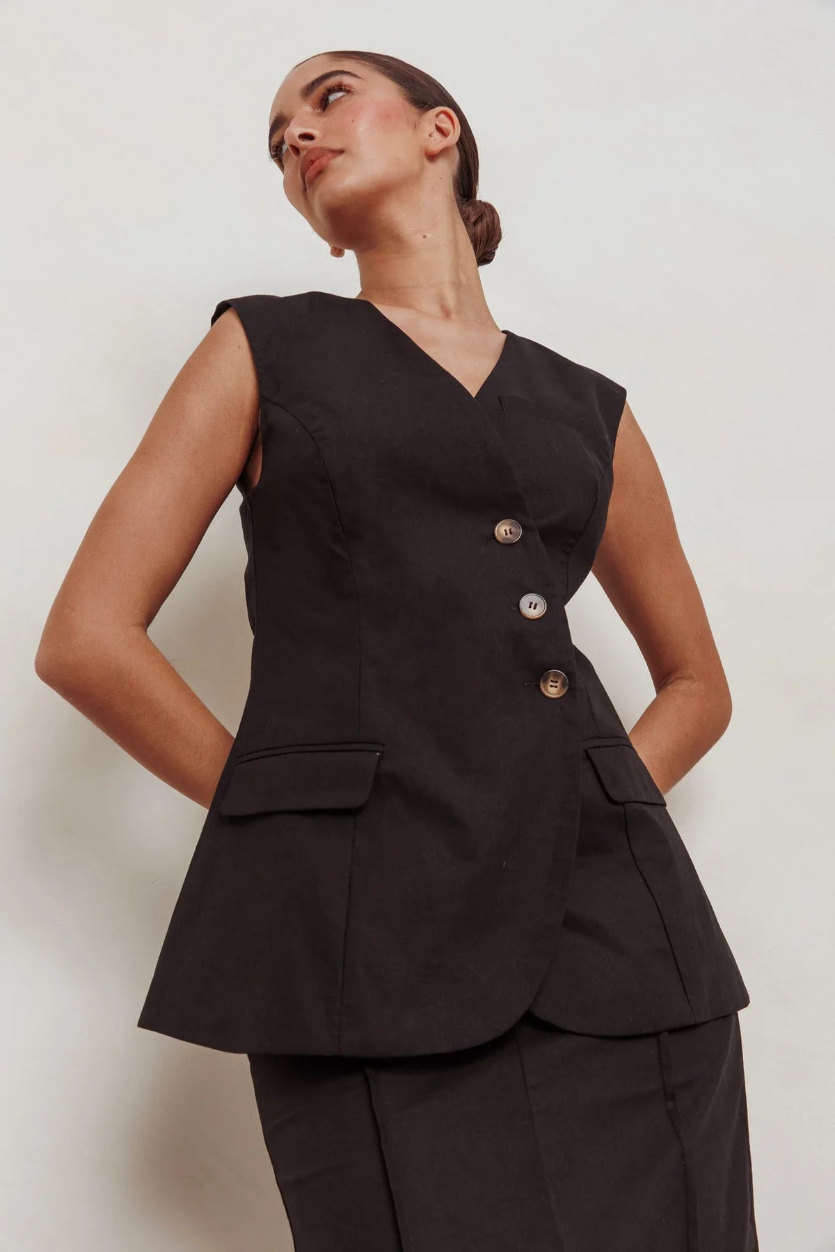 Sweet Treat Sleeveless Top Black