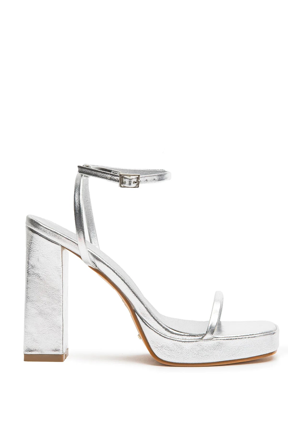 BiLLiNi Tahni Platform Heel Silver