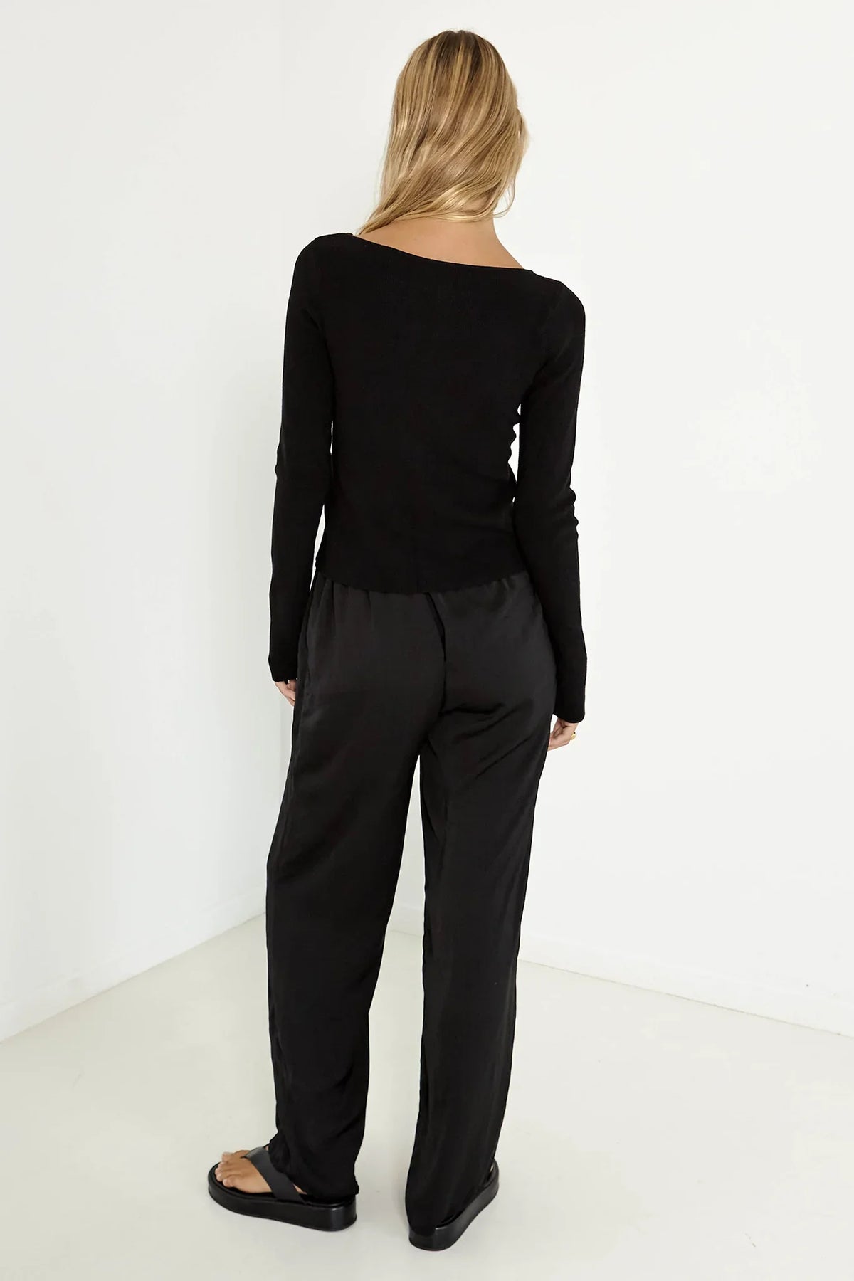 SNDYS Etta Top Black
