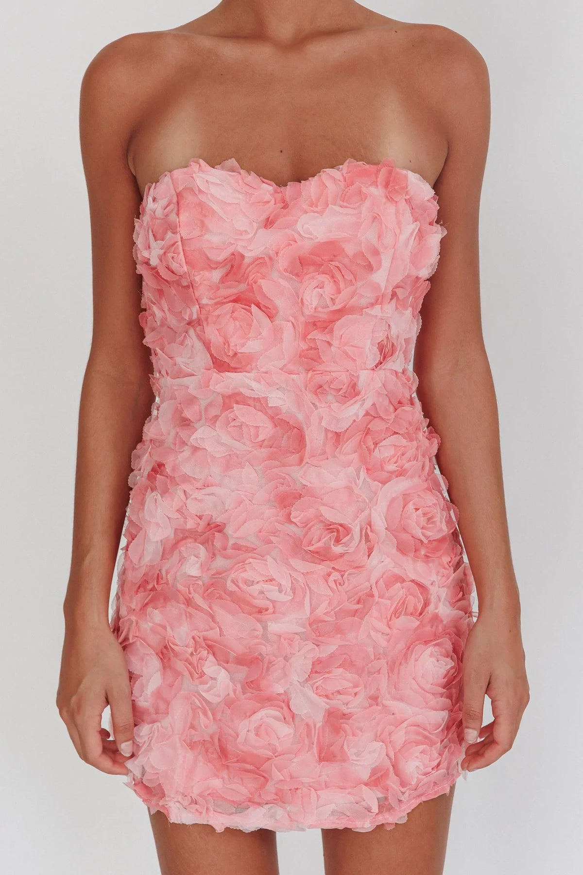 In Paris Embellished Mini Dress Pink