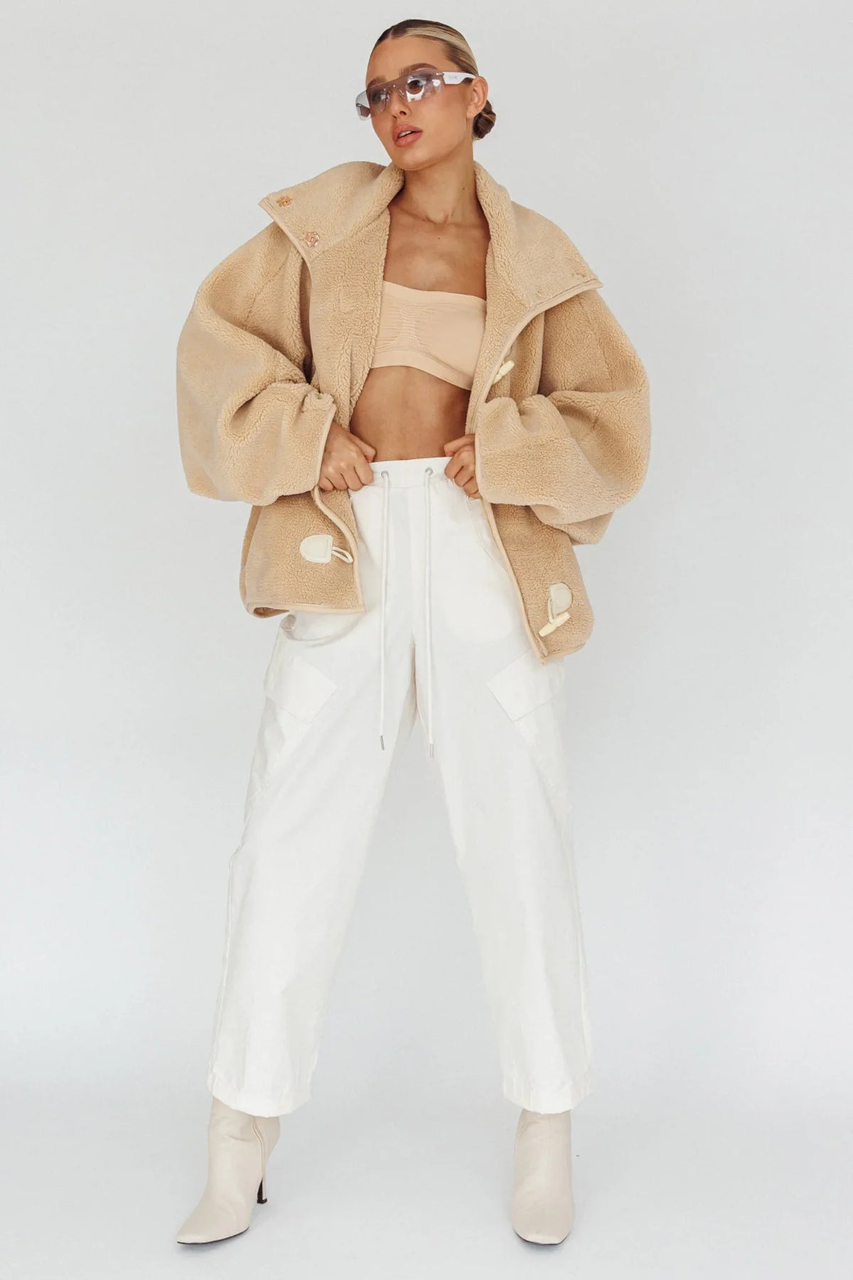 Cambra Toggle Jacket Cream