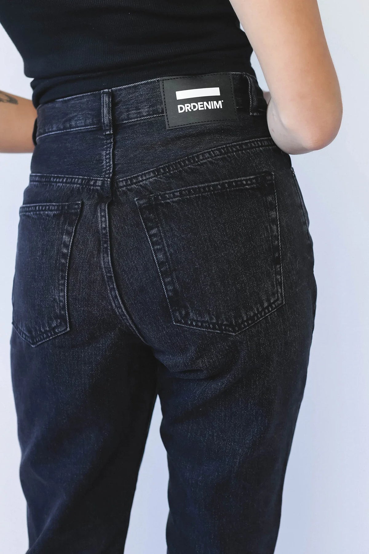 DR DENIM Nora Jeans Black Retro