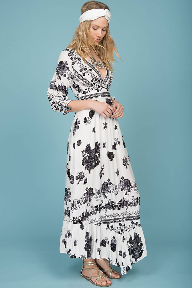 Zaika Maxi Dress White
