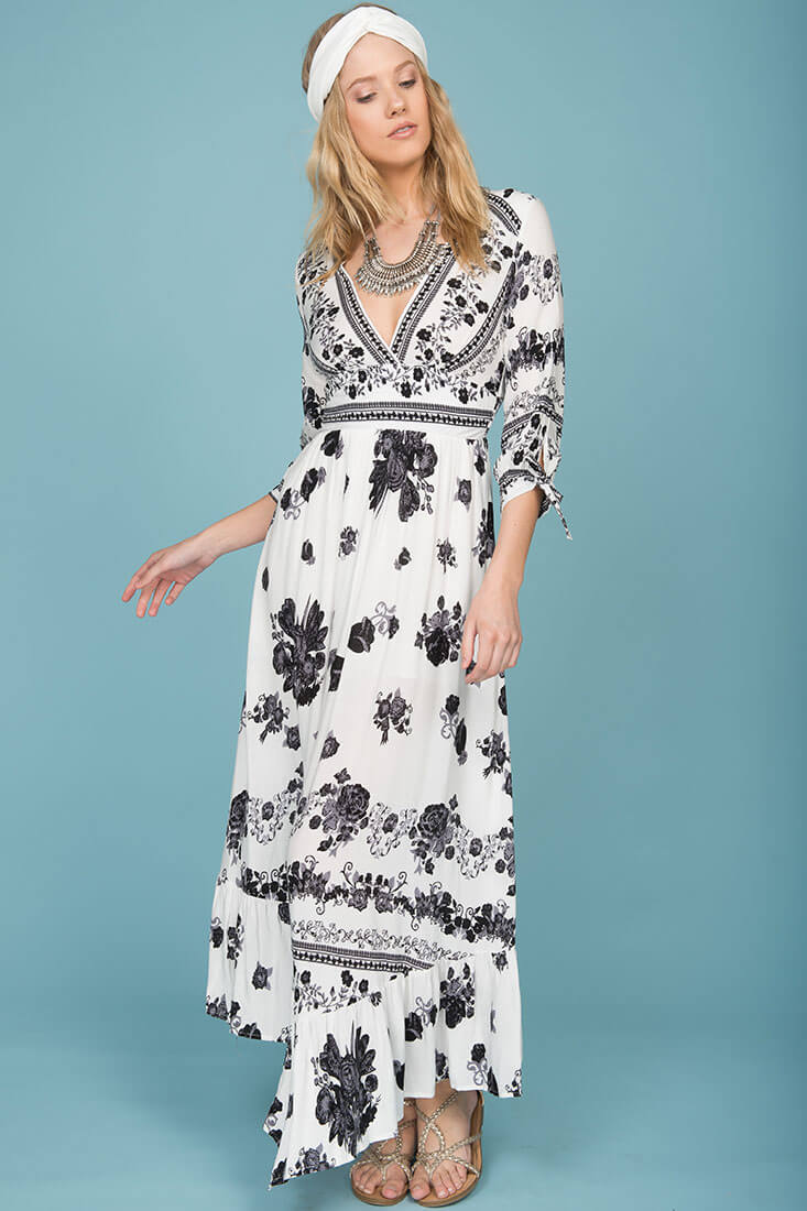 Zaika Maxi Dress White