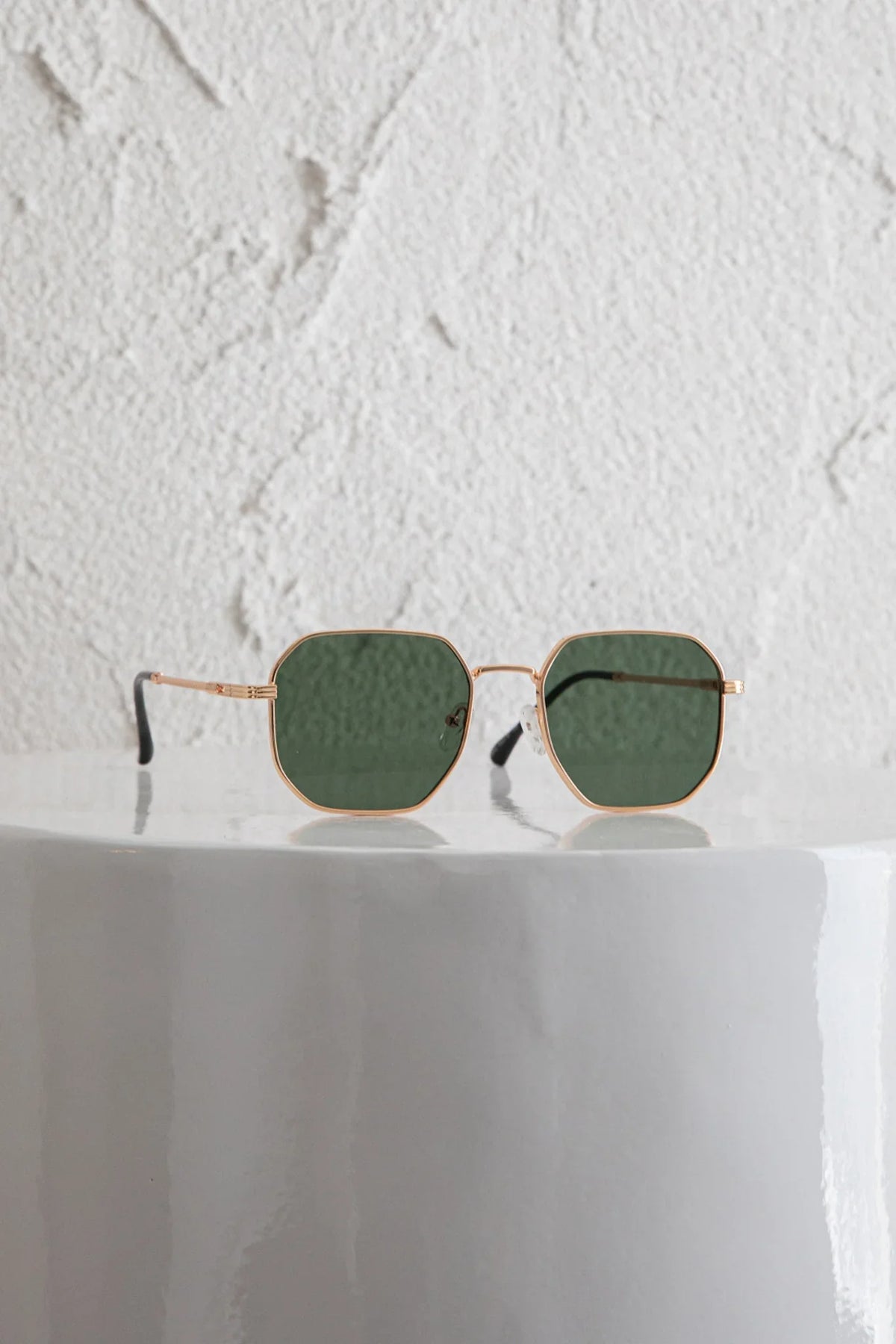Sahara Aviator Sunglasses Dark Green